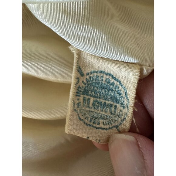 Vintage Youthcraft Cream Wool Blend Swing Coat Mother Of Pearl Mid-Length - Picture 10 of 11